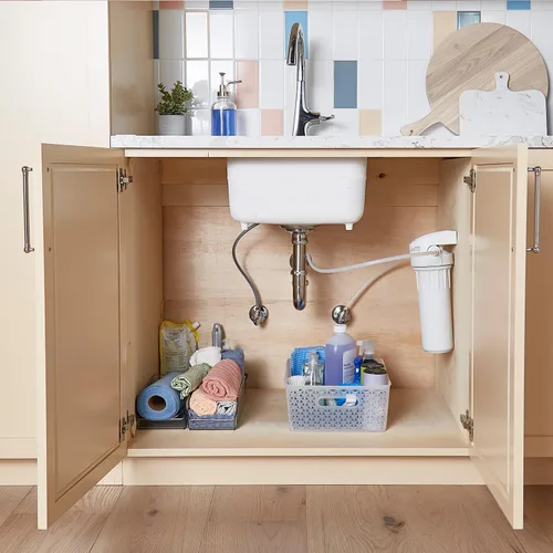 Miniatura 4 de GE Sistema de filtración de agua de una sola etapa y filtro Reduce más de 95 impurezas incluyendo plomo, cloro, arsénico Kit de instalación