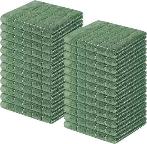 Miniatura 77 de Homaxy Paños de cocina 100% algodón de felpa, toallas de cocina ultra suaves y absorbentes para la cocina, adecuadas para secar y lavar platos
