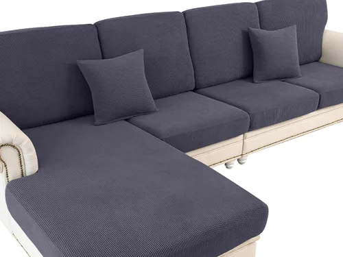 Miniatura 8 de LA MEACK - Fundas para cojines de sofá, funda para cojín de asiento, funda elástica para sofá, fundas separadas para sofá seccional, protector