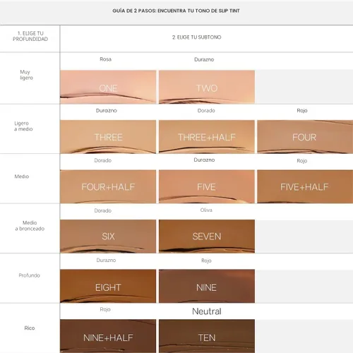 Miniatura 5 de Saie Slip Tint - Hidratante teñido con SPF 35, cobertura ligera, tinte brillante para la piel y protector solar mineral para rostro con ácido