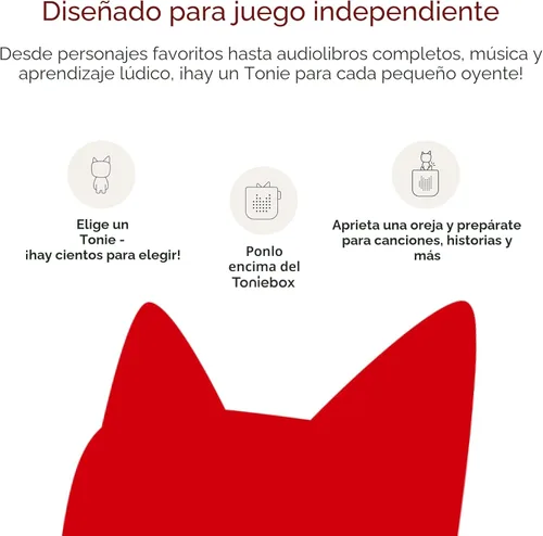 Miniatura 7 de Toniebox 2 - Conjunto de inicio de reproductor de audio para niños de 1+ con Playtime Puppy - Rosa nube Nube rosada