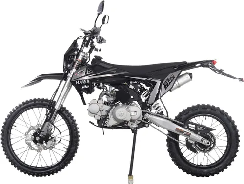 Miniatura 3 de X-PRO Hawk Zongshen - Motor de motocross de 125 cc con todas las luces y transmisión manual de 4 velocidades. Arranque eléctrico/Kick Start
