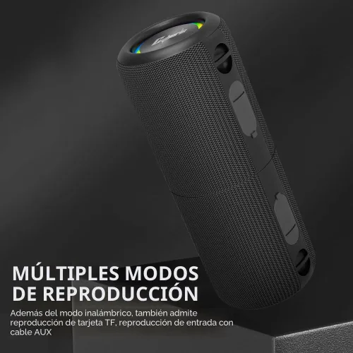 Miniatura 7 de CYBORIS 2 en 1 Altavoz Bluetooth Portátil Separable, Altavoz Inalámbrico Separable Impermeable Bluetooth V5.3 con Sonido Estéreo Fuerte de 20 W