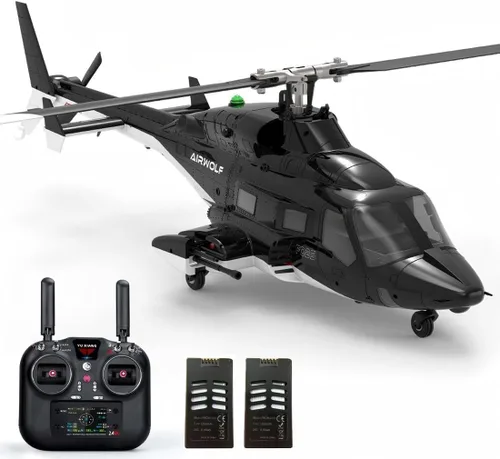 Miniatura 10 de Helicóptero RC avanzado para pilotos experimentados, helicóptero RC YU Xiang F02S con estabilización de vuelo asistida, helicóptero Hobby sin