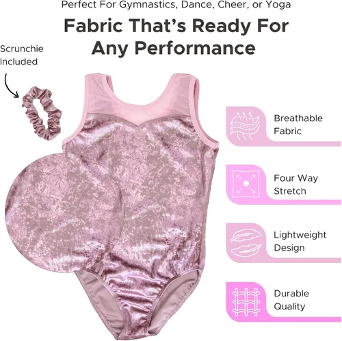 Miniatura 10 de Destira Ballet Leotards for Women - Super Soft Dance and Ballet Leotards for Toddlers, Girls, and Women - JUNIOR/ADULT SIZES