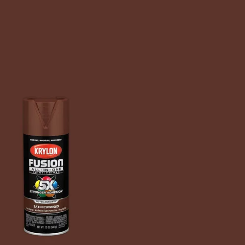 Miniatura 396 de Krylon Fusion - Pintura en aerosol adhesiva todo en uno para uso en interiores y exteriores, 12 onzas, aluminio