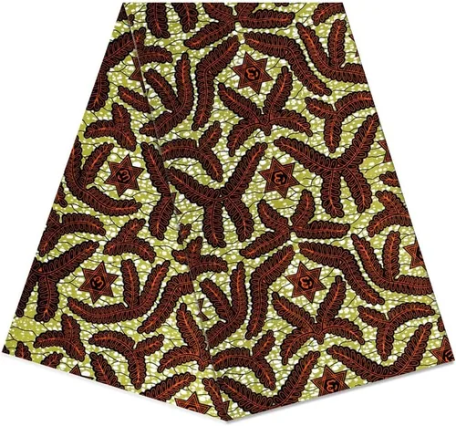 Miniatura 7 de Patrón africano de cera Ankara imprime tela 6 yardas 100% algodón cera paño para vestido de fiesta y telas de tapicería DIY LB041