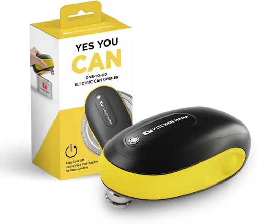 Miniatura 8 de Kitchen Mama Abrelatas Eléctrico One-To-Go: Un Toque, Parada Automática, Borde Liso, Elevación de Tapa, Seguridad, Automático, Magnético, Blanco