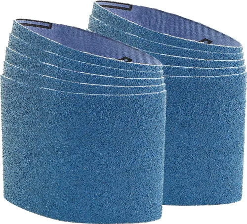 Miniatura 4 de CS Unitec PTX - Funda para cinturón de molienda de circonio, accesorio para herramienta de amoladora de metal de grano 180 3.5 pulgadas