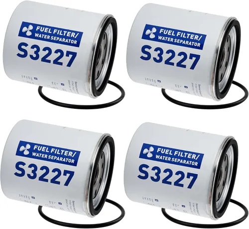 Miniatura 9 de UF-10K - Conjunto separador de agua con filtro de combustible compatible con motor fuera de borda marino Mercury, Yamaha, Suzuki, Tohastsu, filtro