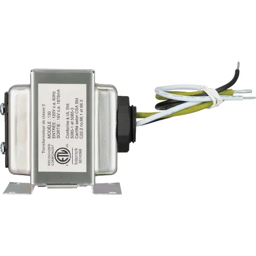 Miniatura 3 de Transformador con cable de tuerca de bloqueo de 16 VAC/30 VA compatible con la mayoría de timbres de video inteligentes y cualquier timbre y botones