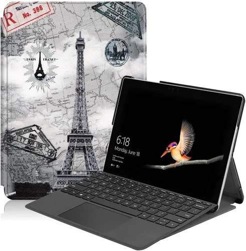 Miniatura 12 de Gylint Funda para Surface Go 4 2023 /Go 3 2021 /Go 2 2020 /Surface Go 2018, funda inteligente de piel delgada con soporte para lápiz para Microsoft