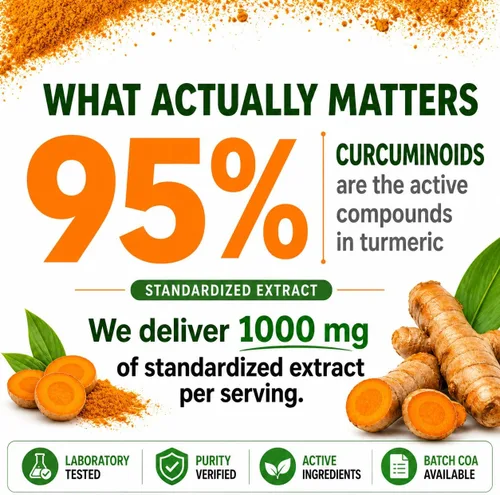 Miniatura 5 de Curcumina de cúrcuma con jengibre, fórmula de alta potencia de 1750 mg con 95% de curcuminoides estandarizados y extracto de jengibre, pimienta