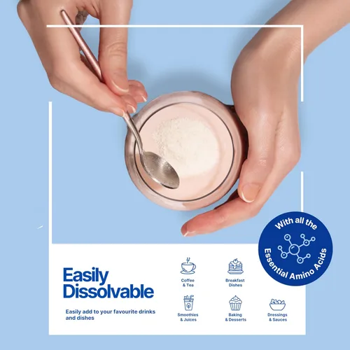 Miniatura 6 de The Intelligent Health - Péptidos de colágeno hidrolizado en polvo, alimentados con pasto, alto en proteínas, sin sabor, libres de gluten, apto