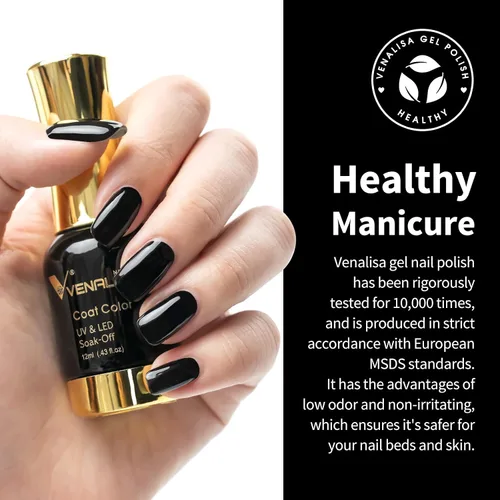 Miniatura 3 de VENALISA - Esmalte de uñas en gel, 0.4 onzas fluidas (12 ml) color púrpura vórtice, gel semipermanente, para manicura en casa de arte en uñas