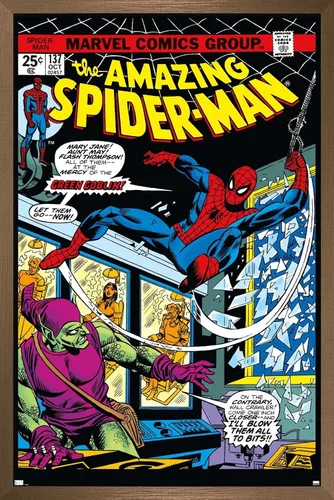 Miniatura 10 de Marvel Comics Spider-Man - Póster de pared Amazing Spider-Man #137, 22.4 pulgadas de largo x 14.7 pulgadas de ancho, versión premium sin marco