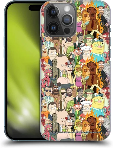 Miniatura 9 de Head Case Designs Funda rígida con licencia oficial de Rick and Morty Aliens Season 3, compatible con Apple iPhone 14 Pro Max