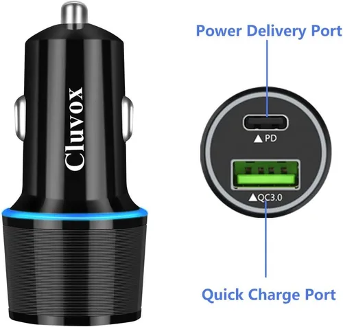 Miniatura 3 de Cargador de coche rápido tipo C para iPhone 17 Pro Max/16/15, Samsung Galaxy S26/S25, Google Pixel 10/9 Android Phone Car Plug Adapter, cargador