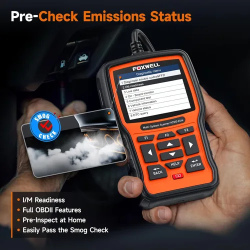 Miniatura 7 de FOXWELL NT510 Elite - Herramienta de escaneo compatible con escáner BMW, herramienta de diagnóstico completo OBD2, lector de códigos de control