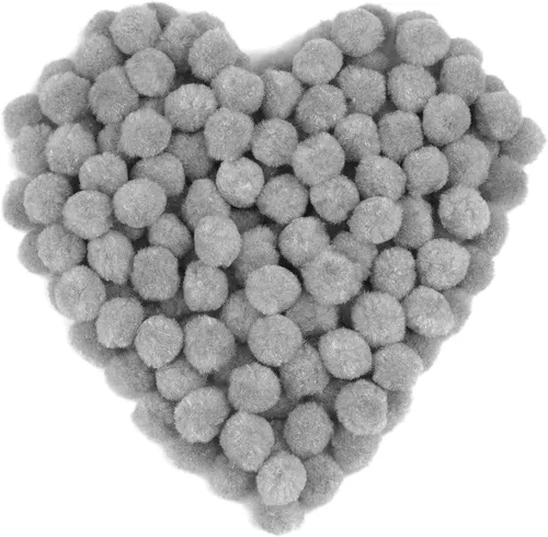 Miniatura 11 de Morfen 150 pompones para manualidades, color marrón claro, bolas de pompón mullido de 1 pulgada para manualidades, proyectos de manualidades