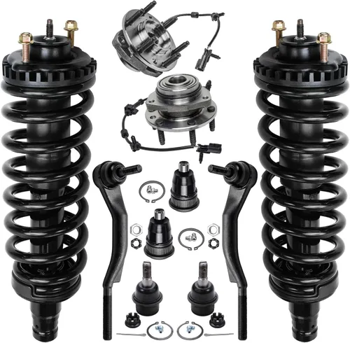 Miniatura 192 de Detroit Axle - Kit de nudillos de dirección delantera izquierda para Ford Edge Lincoln MKX 07-10, cojinete de rueda del lado del conductor, nudillo