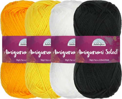 Miniatura 10 de JubileeYarn Amigurumi Select - Hilo de acrílico para bebé - Surtido de inspiración 83-4 madejas