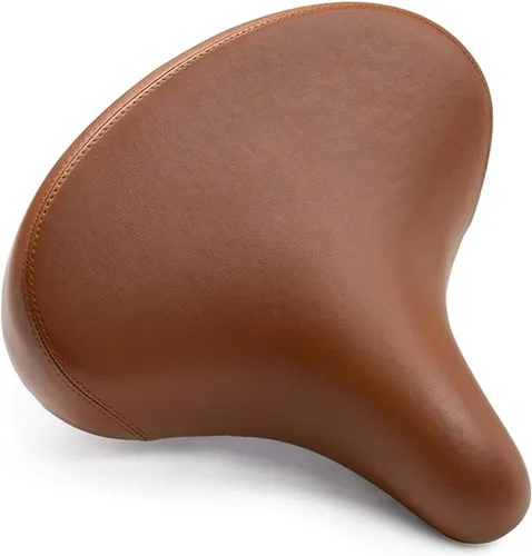 Miniatura 10 de Bikeroo Wide Cruiser Saddle - Comfort Seat Fits Indoor & Outdoor Bicycles - Steel Spring & Elastomer Suspension - Memory Foam