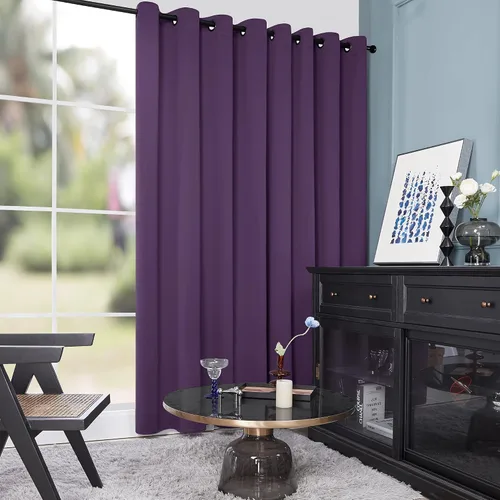 Miniatura 68 de Deconovo Cortina opaca, para oscurecer la habitación Gris claro