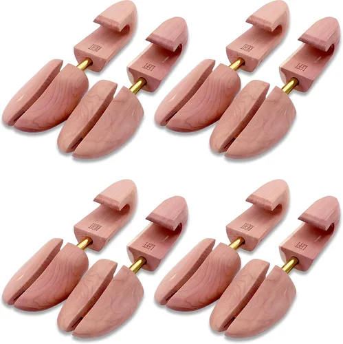 Árboles de cedro para hombre paquete de valor, árboles de zapatos para hombre con fragancia de cedro, árboles de madera para zapatos para hombres,