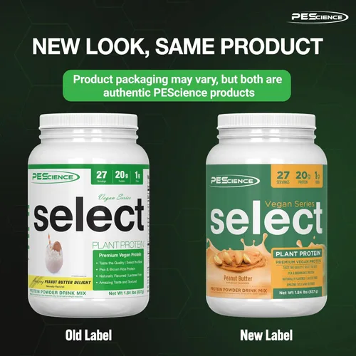 Miniatura 2 de PEScience Select Polvo de Proteína Vegana, Proteína en Polvo a Base de Plantas, Sabor Increíble, Textura Suave, Mezcla de Guisante y Arroz Integral