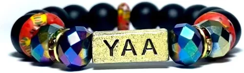 Miniatura 45 de Pulseras africanas tradicionales con nombre nacido en el día para mujeres de Ghana, materiales naturales, ajuste cómodo y holgado