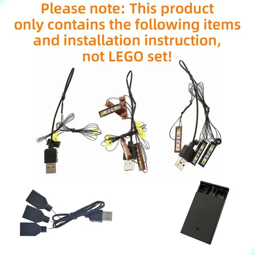 Miniatura 3 de GEAMENT Kit de luces LED compatible con Lego Hogwarts Express Collector's Edition - Juego de iluminación para modelo de construcción 76405