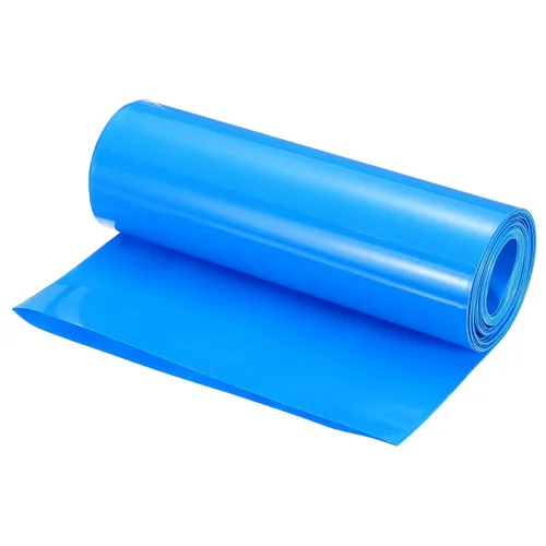 Miniatura 29 de MECCANIXITY Envoltura de Batería de PVC Termorretráctil de 127 mm de Diámetro 200 mm Plana 10 Pies (3 metros) Negra con Buena Aislación para Paquete
