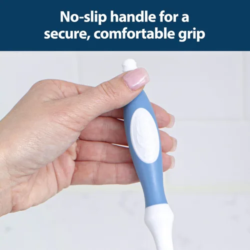 Miniatura 5 de Dr. Brown's Cepillo de lujo para biberón con cepillo de limpieza de ventilación anticólico, cerdas suaves y resistentes, sin BPA, azul, 1 paquete