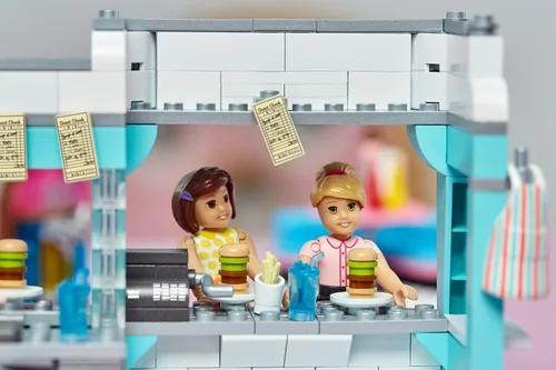 Miniatura 2 de Mega Construx American Girl Maryellen's Seaside Diner, juego de construcción
