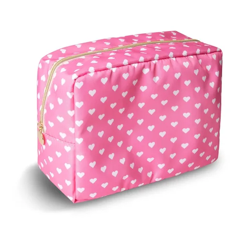 Miniatura 78 de Estuche pequeño para lápices y maquillaje para bolso, lindo estuche de lápices, bolsa de pinceles de maquillaje de nylon con cremallera, estuche
