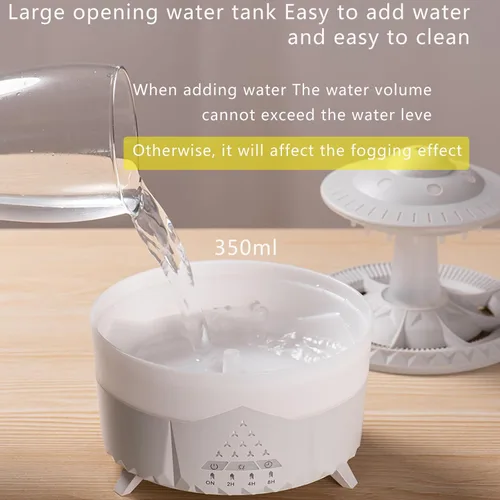 Miniatura 6 de Humidificador de Gota de Lluvia para Dormitorio Habitación Grande - Humidificadores de Aire y Difusor de Aromaterapia, Humidificador Ultrasónico