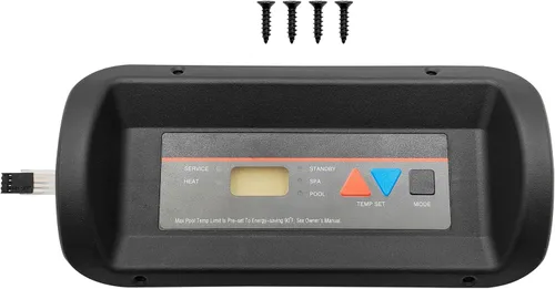 Kit de reemplazo de bisel y teclado FDXLBKP1930 compatible con calentador de piscina Hayward Universal H-Series bajo NOX compatible con los modelos