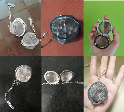 Miniatura 5 de 2 infusores de té prémium para té de hojas sueltas, coladores de té y bolas de té mejorados para condimentar especias y condimentos a base de hierbas