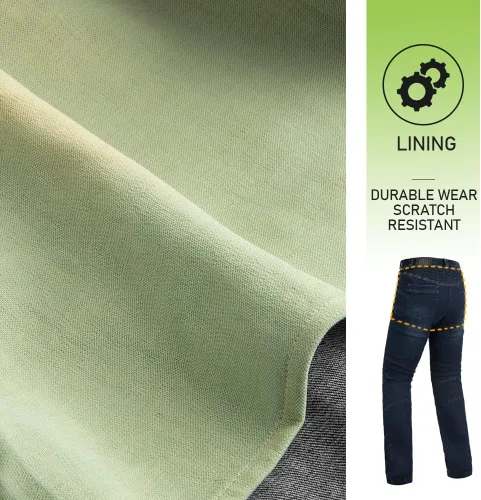 Miniatura 5 de ILM Pantalones de Motocicleta Dirt Bike para Hombres CE Blindados Equipo de Conducción de Motocross Jeans Motocicleta Aventura Touring Pantalón Azul