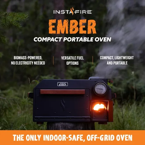 Miniatura 2 de Horno InstaFire Ember (compacto, fuera de la red, camping, emergencia)