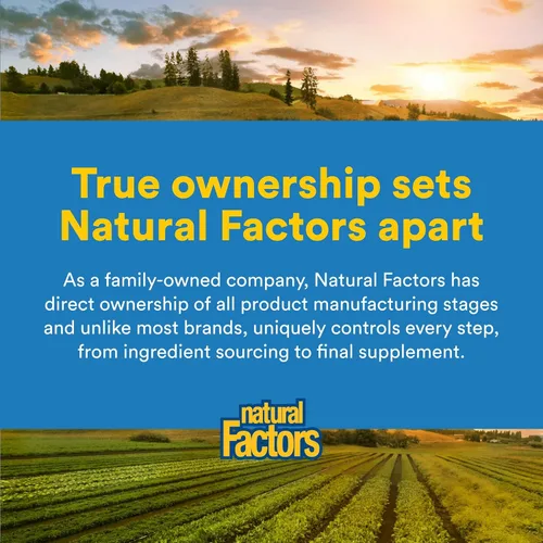 Miniatura 7 de Natural Factors, Vitamina K2 120 mcg, apoya la salud ósea y vascular, 60 cápsulas