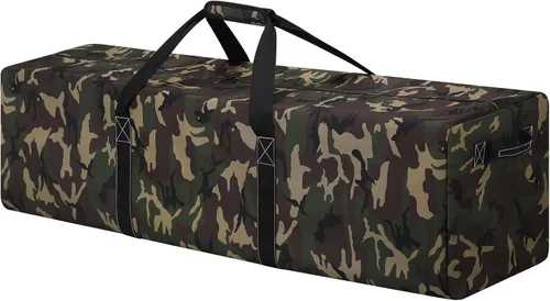 Miniatura 9 de Bolsa de lona grande de 36 pulgadas para viajes, bolsa de lona extra grande resistente de 100 litros con 2 asas laterales, bolsa de almacenamiento