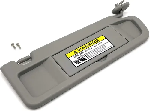 Ezzy Auto - Visera solar gris para el lado del pasajero derecho para Honda Civic 2006 2007 2008 2009 2010 2011 EX LX Sedan SI Coupe 83280-SNA-A01ZA