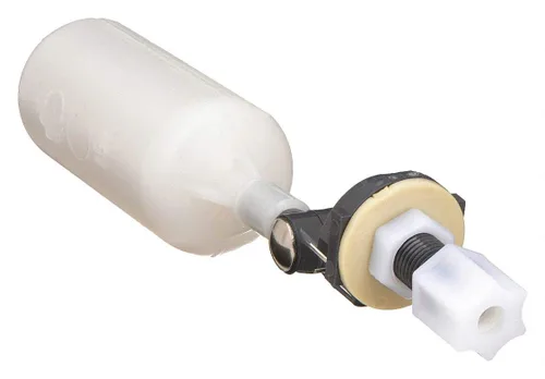 Miniatura 2 de Kerick Valve MA252 Mini válvula de flotador de PVC, tipo montaje en tanque, brazo ajustable, 1,5 gpm a 60 psi, tubo de 1/4