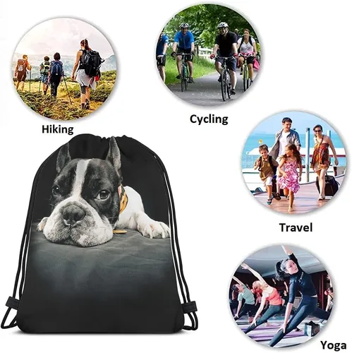 Miniatura 7 de No Drama Llama Cordón Bolsas Mochila Bolsa Gimnasio Saco Bolsa con Cordón, Multi-a48, Mochilas de viaje