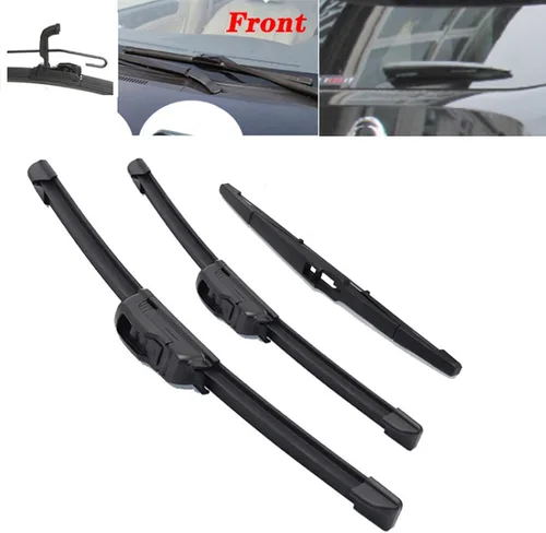 Miniatura 2 de Limpiaparabrisas delantero para SsangYong Tivoli 2015-2019, 24 pulgadas, 16 pulgadas, 12 pulgadas, limpiaparabrisas delantero y trasero