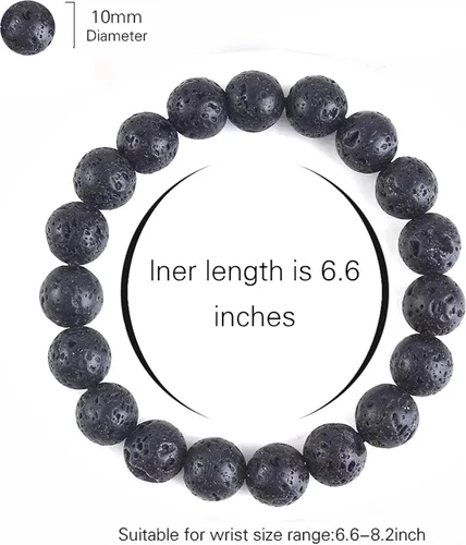 Miniatura 2 de Tigers Eye Protection Handmade Bracelet Best Present For Men Women Attract Wealth Chakra Feng Shui Stretchy Beaded Bracelets Lucky Friendship