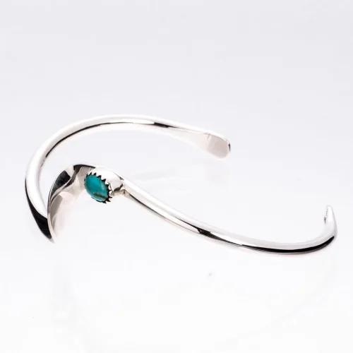 Miniatura 3 de Pulsera Tskies de plata de ley turquesa Aurora