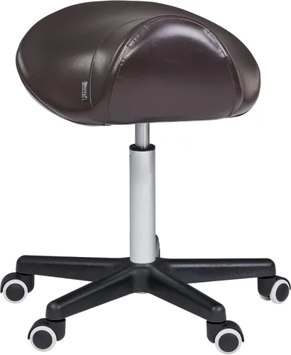 Miniatura 11 de Master Massage Taburete ergonómico – Silla giratoria hidráulica con ruedas para salón, clínica, tatuaje, dentista, spa, taller y oficina, color negro